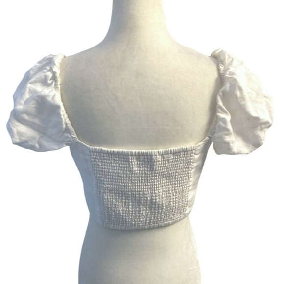 Wilfred Wander Linen Blouse In White Size M - Picture 10 of 12